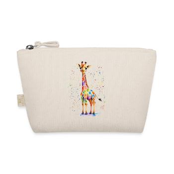 Girafe aquarelle colorée - Trousse biologique - nature - Devant