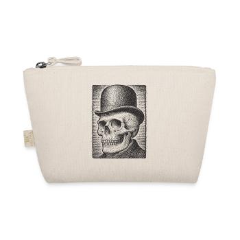 Crâne avec chapeau melon - Trousse biologique - nature - Devant