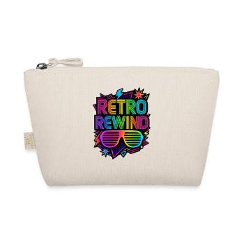 Retro Rewind 80's Costume 80er Jahre - Bio-Täschchen - Natur - Vorne