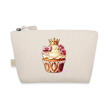Crowned Cupcake Royale - Organic Pouch - nature - Front