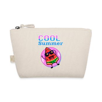 Cool Summer Watermelon – Cute Kawaii Summer Vibes - Bio-Täschchen - Natur - Vorne