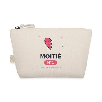 Moitié Coeur N°1 Sourire - Trousse biologique - nature - Devant