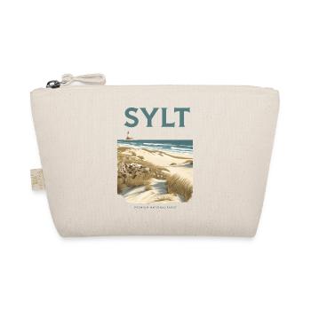 Sylt Premium | Vintage Beach Poster - Bio-Täschchen - Natur - Vorne