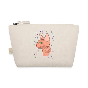 Sphynx with stars - Organic Pouch - nature - Front
