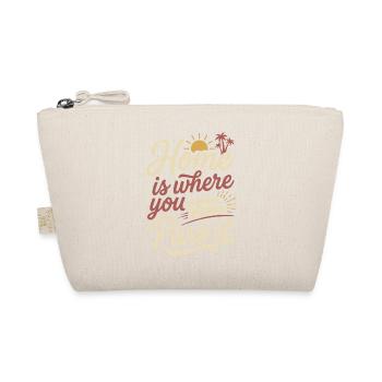 Camper - Home is Where You Park It - Organic Pouch - nature - Front