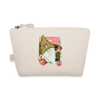 Garden gnome with raspberries - Organic Pouch - nature - Front