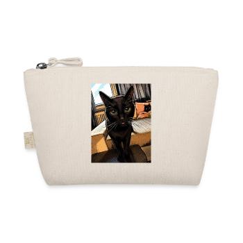 Nachtkater Blick - Organic Pouch - nature - Front