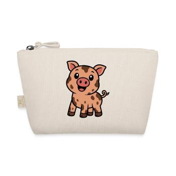 Cochon sale et heureux - Trousse biologique - nature - Devant
