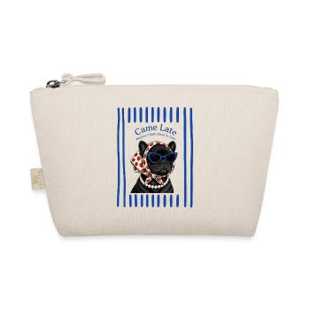French Bulldog Came Late Retro Humor - Organic Pouch - nature - Front