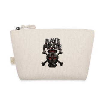 Crâne de Pirate Rave - Trousse biologique - nature - Devant