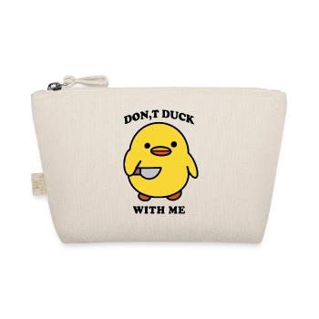 Duck Funny - Organic Pouch - nature - Front