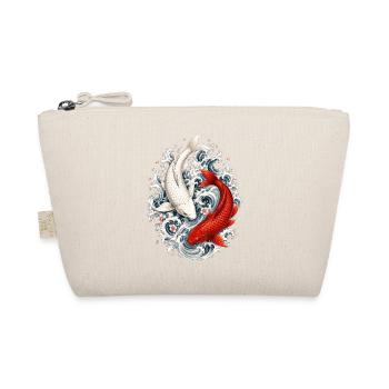 Koi Carp in Japanese Irezumi Tattoo Style - Organic Pouch - nature - Front