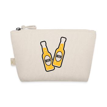 2 Toasting Beer Bottles (Beery / POS 2C) - Organic Pouch - nature - Front