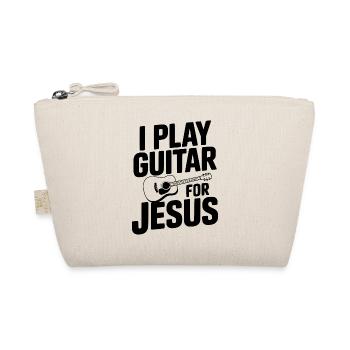 Je joue de la guitare pour Jésus - Trousse biologique - nature - Devant