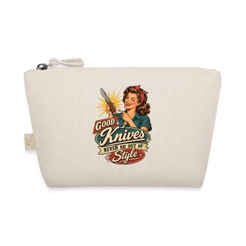 Style rétro Pin-up Knife - Trousse biologique - nature - Devant