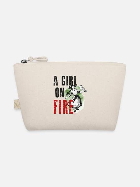 Paulinchen - A Girl On Fire - - Bio-Täschchen - Natur