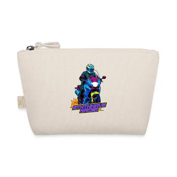 Synthwave Racer Neon Motorcycle - Trousse biologique - nature - Devant