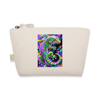 Gecko - Organic Pouch - nature - Front