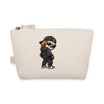 Paresseux gangster cool dans le style streetwear - Trousse biologique - nature - Devant