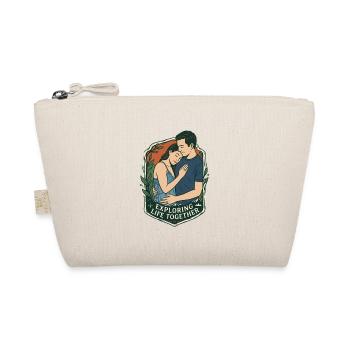 Couple on the go - Retro life together - Organic Pouch - nature - Front