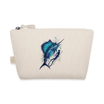 Dive into Deep Blue - Bio-Täschchen - Natur - Vorne