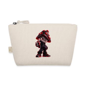 Streetwear Pilz Graffiti Charakter oder Cooler Pil - Bio-Täschchen - Natur - Vorne