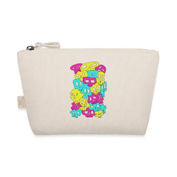 Skulls (CMYK) - Bio-Täschchen - Natur - Vorne