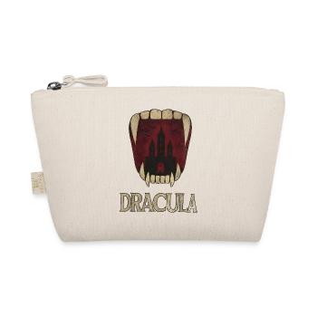 Dracula Schloss Gebiss - Bio-Täschchen - Natur - Vorne