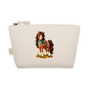 Wilde Ranch Pony mit Bandana - Bio-Täschchen - Natur - Vorne