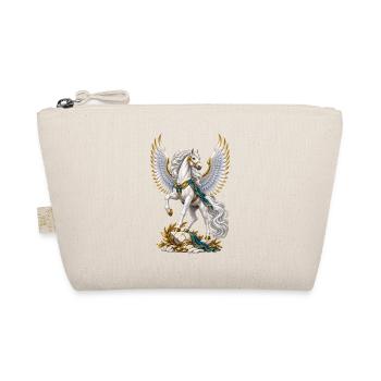 Pegasus mit goldener Szenerie - Bio-Täschchen - Natur - Vorne