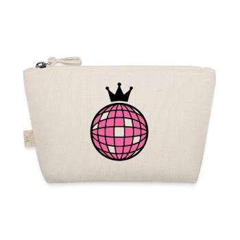 Disco Kugel Krone Icon - Bio-Täschchen - Natur - Vorne