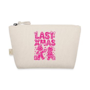 Ugly Christmas Weihnachten Last Xmas Girlie Style - Bio-Täschchen - Natur - Vorne