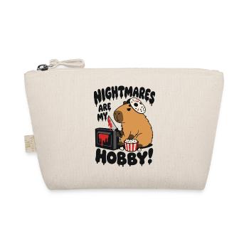 Nightmares Are My Hobby – Capybara-Horror - Bio-Täschchen - Natur - Vorne