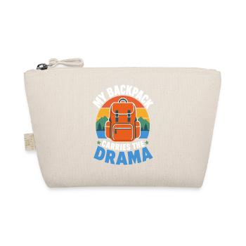 Rucksack trägt das Drama - Bio-Täschchen - Natur - Vorne
