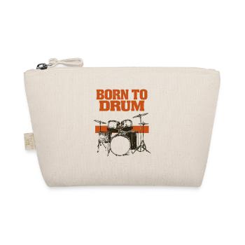 Born to drum - Bio-Täschchen - Natur - Vorne