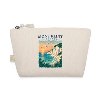Møns Klint Dänemark Kreidefelsen Ostsee Retro - Bio-Täschchen - Natur - Vorne