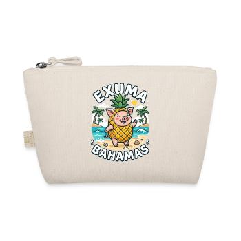Exuma Bahamas Ananas Schwein - Bio-Täschchen - Natur - Vorne