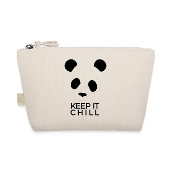 Bamboo Society – Keep It Chill! Ein minimalistisch - Bio-Täschchen - Natur - Vorne