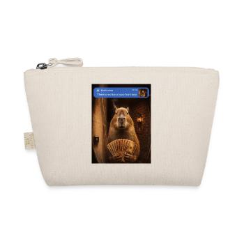 Capybara an deiner Haustür - Bio-Täschchen - Natur - Vorne