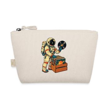 Astronaut Vinyl Sammler - Bio-Täschchen - Natur - Vorne