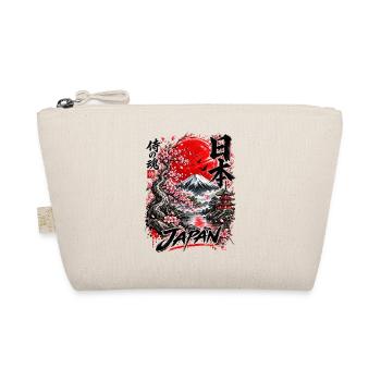 Japan Samurai Spirit – Mount Fuji Design - Bio-Täschchen - Natur - Vorne