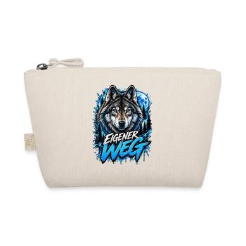 Neon-Wolf Mondnachtwald - Bio-Täschchen - Natur - Vorne