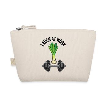 Lauch At Work – Lustiges Fitness & Gym Design - Bio-Täschchen - Natur - Vorne