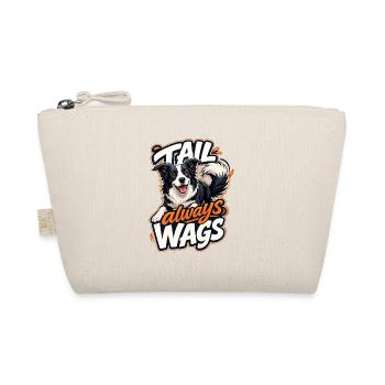Border Collie - Bio-Täschchen - Natur - Vorne