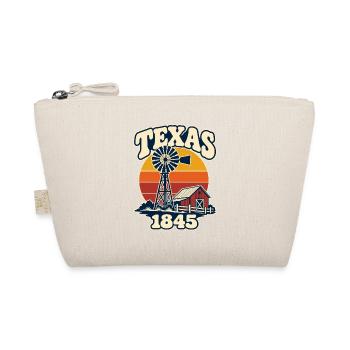 Texas Vintage Windmühle & Bauernhof 1845 - Bio-Täschchen - Natur - Vorne