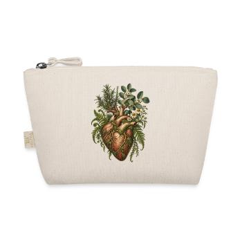 Herzpflanzen Vintage Botanik - Bio-Täschchen - Natur - Vorne
