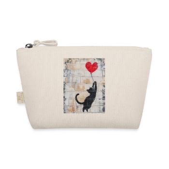 Banksy Cat - Bio-Täschchen - Natur - Vorne
