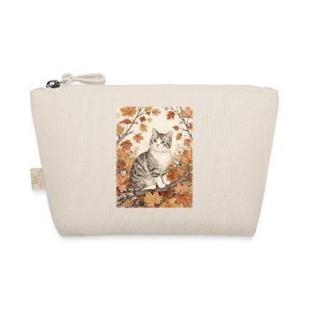 Herbstkatze im Blätterwald - Bio-Täschchen - Natur - Vorne