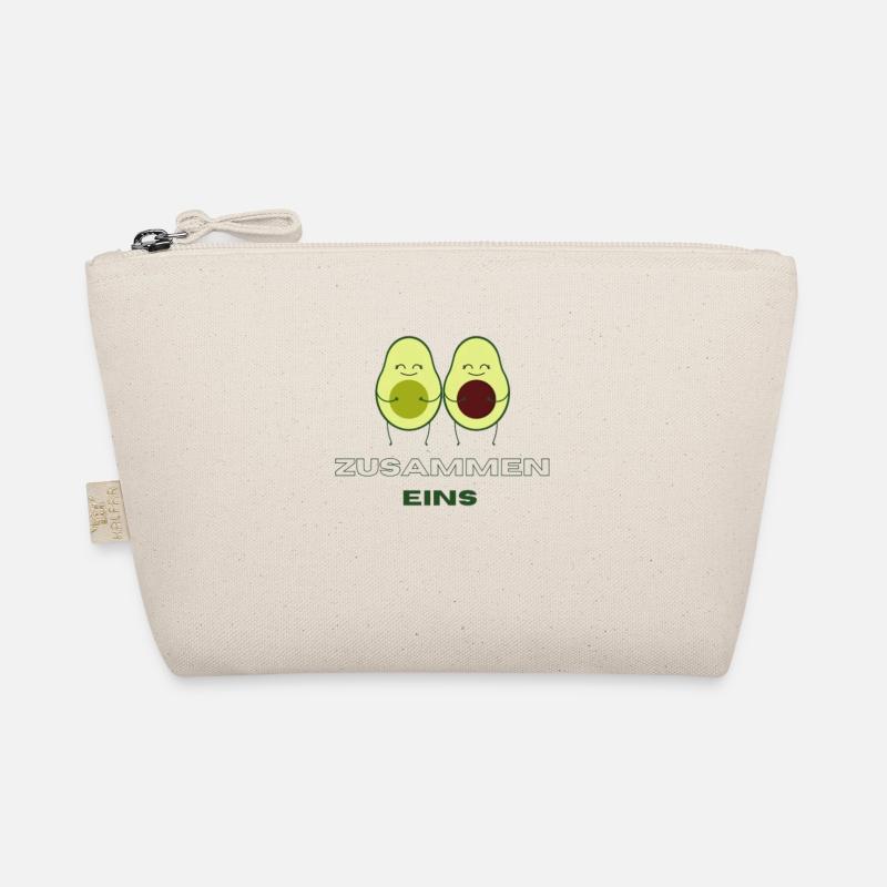 Avocado Spruch für Pärchen - Bio-Täschchen - Natur