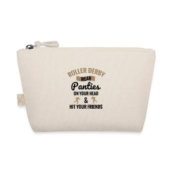 Patins Roller Derby Cadeau de femme Derby Patins à roulettes - Trousse biologique - nature - Devant